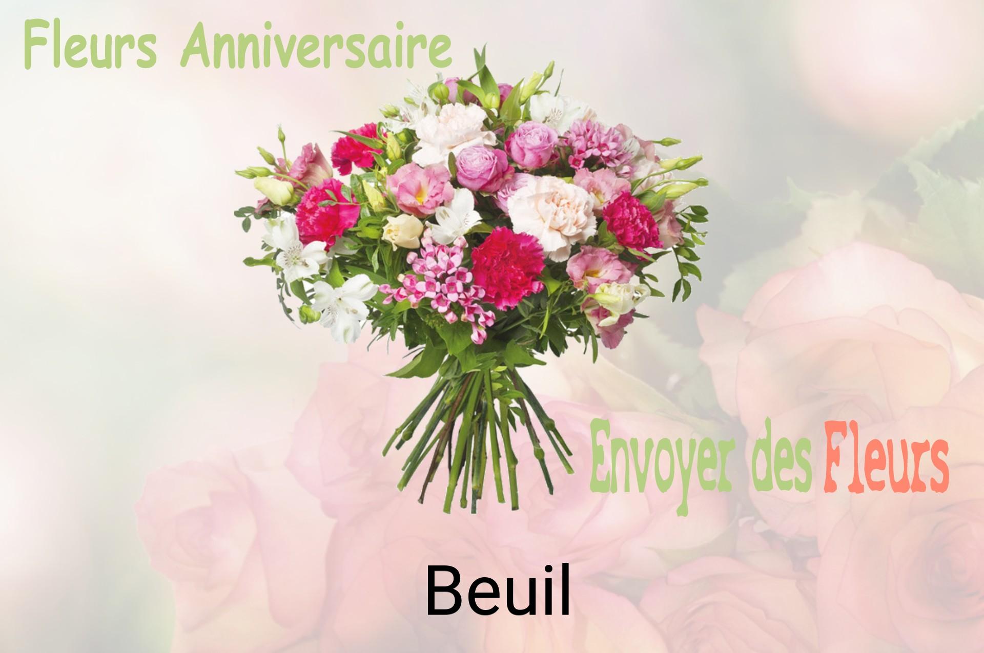 Bouquet de fleurs d’anniversaire livré à Beuil