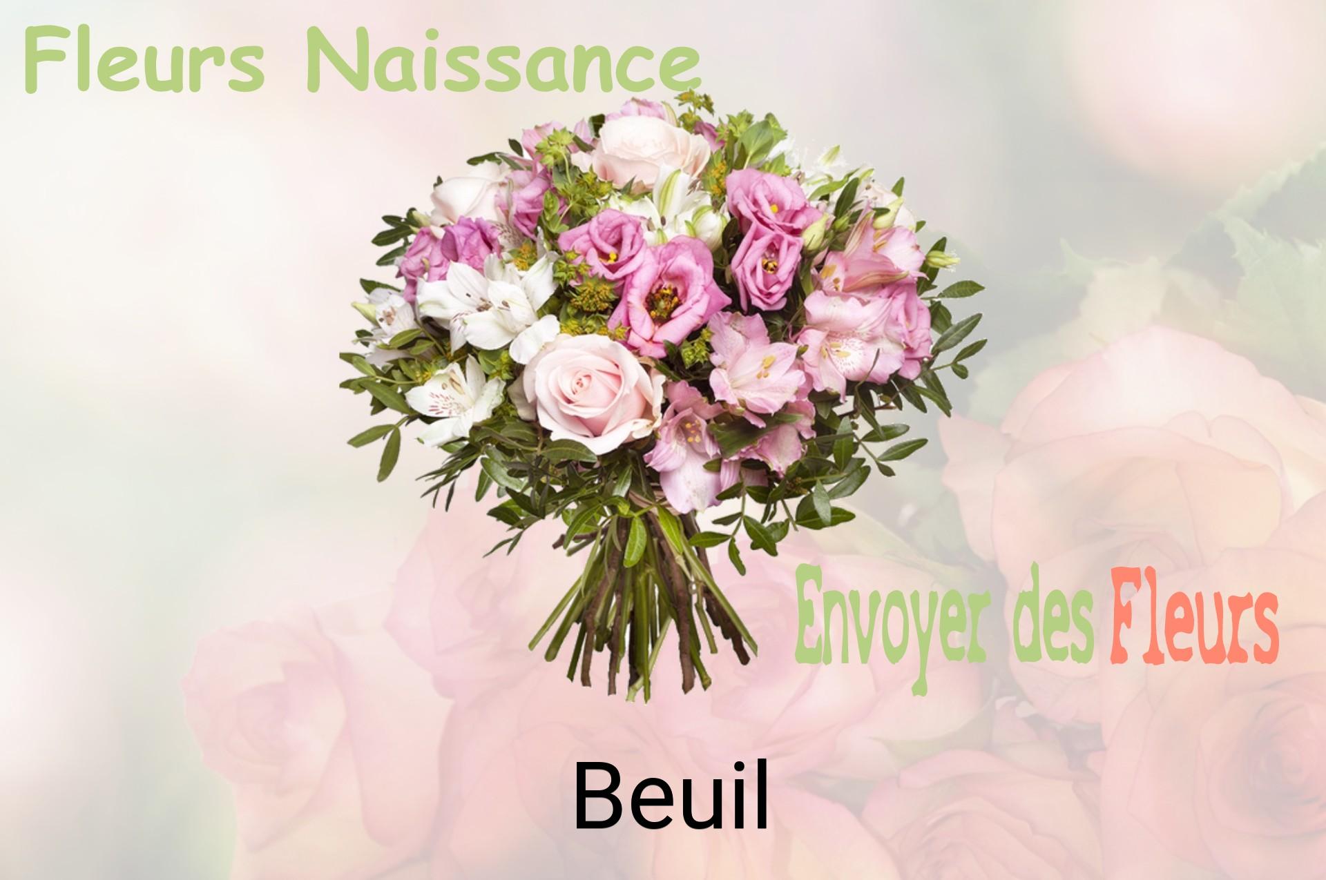 Bouquet de fleurs de naissance livré à Beuil